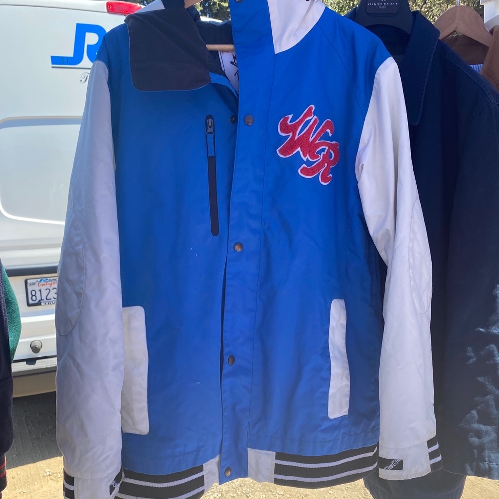 Burton snowboarding varsity jacket